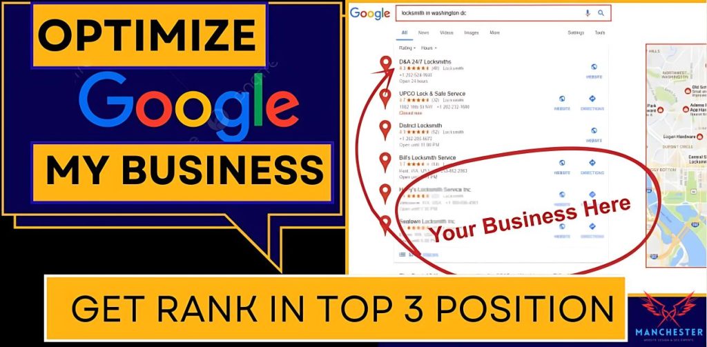 Optimize your Google My Business profile for better local rankings in Manchester.